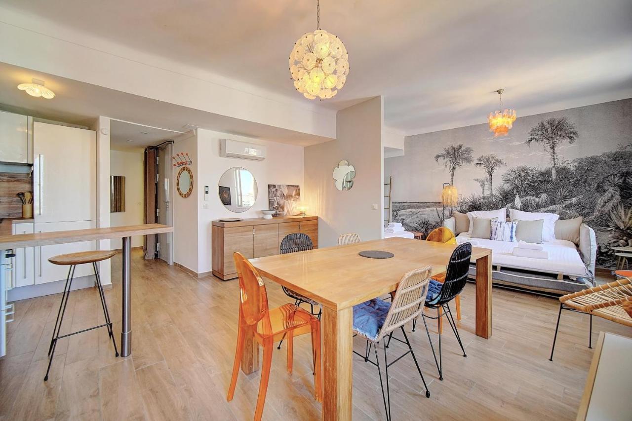 Immogroom - Sea View Apartment - 3 Min From Beach - Ac คานส์ ภายนอก รูปภาพ